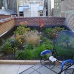 Roof top landscaped bed