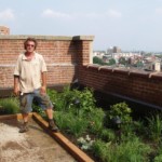 Steve Wesler at roof top installation